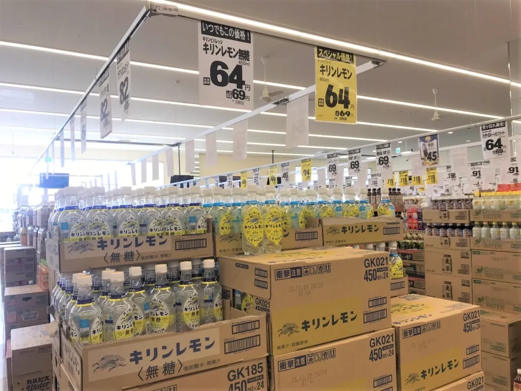 ラ・ムーの炭酸水の売り場⑤